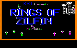 Rings of Zilfin Title Screen